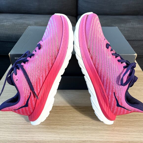Hoka One One Mach 5 Pink Running Shoes 1127894 RSRW Women's Size 7.5B - Picture 8 of 13